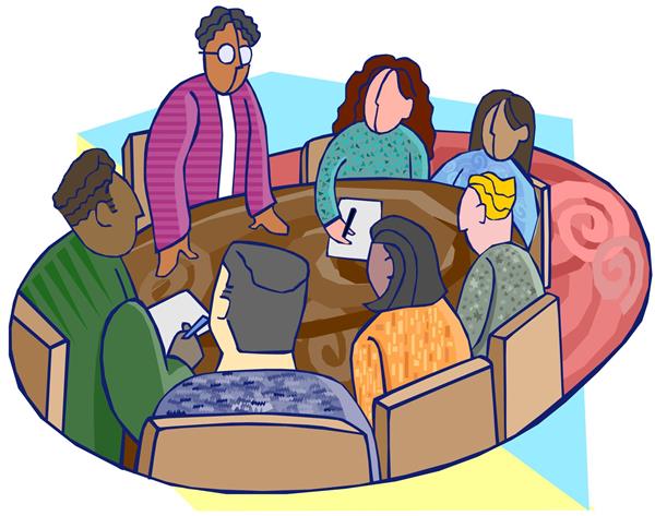 People gathered at a table People gathered at a table